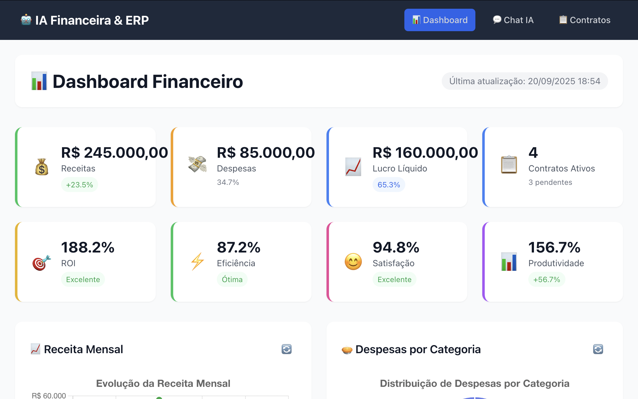 Finance - Tela 1