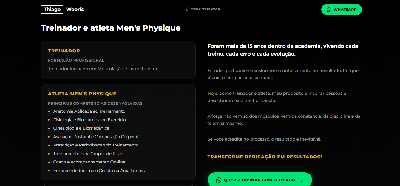 Página de Thiago Woorfs
