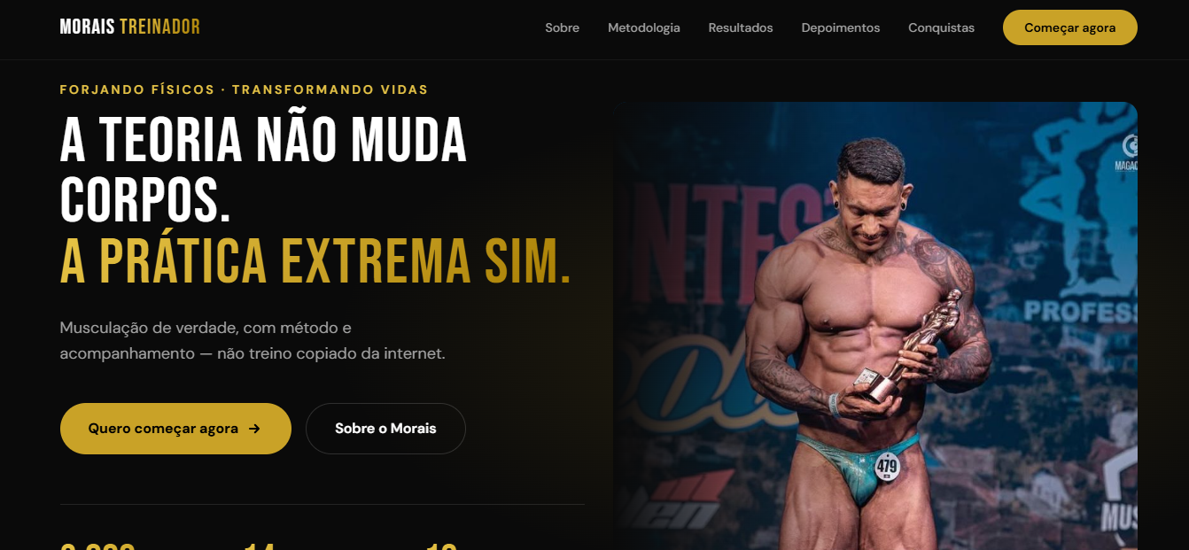Página de Morais Treinador